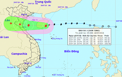 cac tinh tu quang ninh den ha tinh khan truong ung pho voi bao so 3