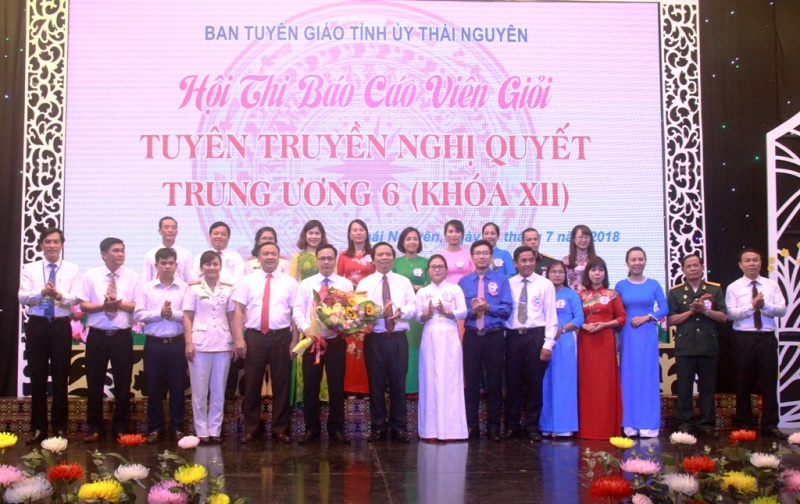 19 thí sinh tham gia Hội thi Báo cáo viên giỏi cấp tỉnh năm 2018