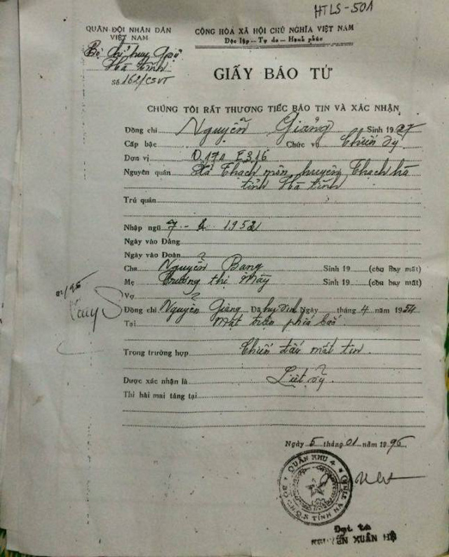 Gia đình thân nhân liệt sỹ suốt 22 năm đi đòi quyền lợi gia dinh than nhan liet sy suot 22 nam di doi quyen loi