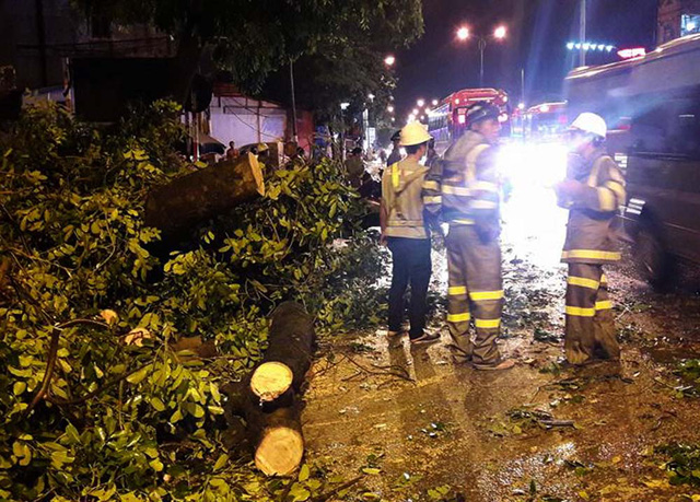 ha noi cay xa cu do ngang duong giao thong un tac keo dai