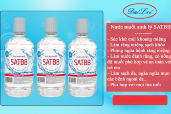 Thu hồi trên toàn quốc lô nước muối sinh lý không đạt chất lượng của công ty Đại Lợi