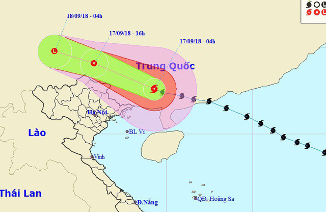 bao so 6 di sau vao trung quoc vung nui phia bac nuoc ta nguy co lu quet