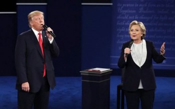 Báo chí Mỹ chia rẽ sâu sắc về cuộc “so găng” Trump-Clinton lần 2