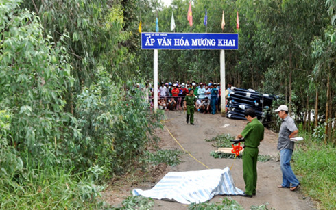 da bat duoc nghi pham vu giet nguoi dot xac phi tang o long an