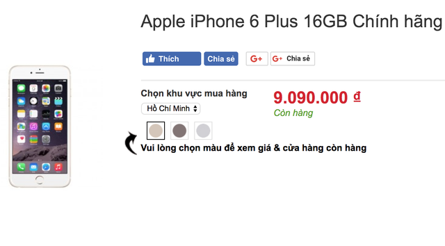 iphone 6 plus dang la san pham ban tot nhat tai viet nam