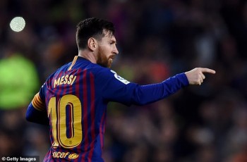 Messi lập cú đúp, Barcelona vẫn thua sốc Betis