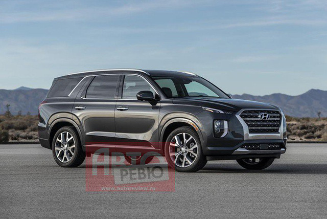 Hình ảnh chính thức đầu tiên của tân binh Hyundai Palisade