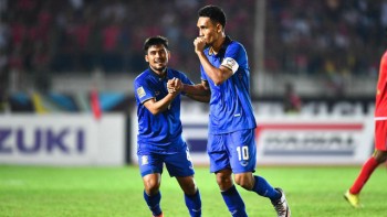 Teerasil Dangda thách thức thành tích ghi bàn của Công Vinh tại AFF Cup