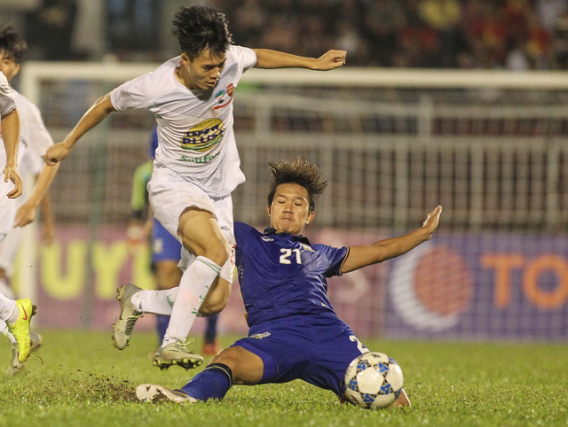 u21 viet nam va u21 ha gia lai quyet gianh ve vao ban ket