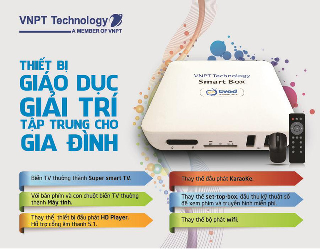 vnpt technology ra mat thiet bi smartbox 2 va dich vu truyen hinh internet tvod