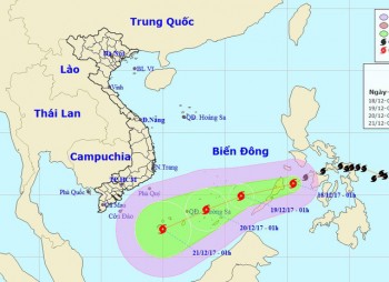 Bão Kai-tak liên tục mạnh lên, trưa nay sẽ vào Biển Đông