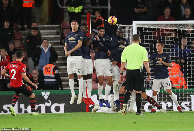 southampton 2 2 man utd that vong voi mourinho