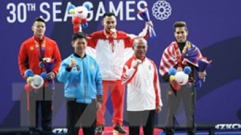 SEA Games 30: Lực sỹ Thạch Kim Tuấn để tuột huy chương vàng