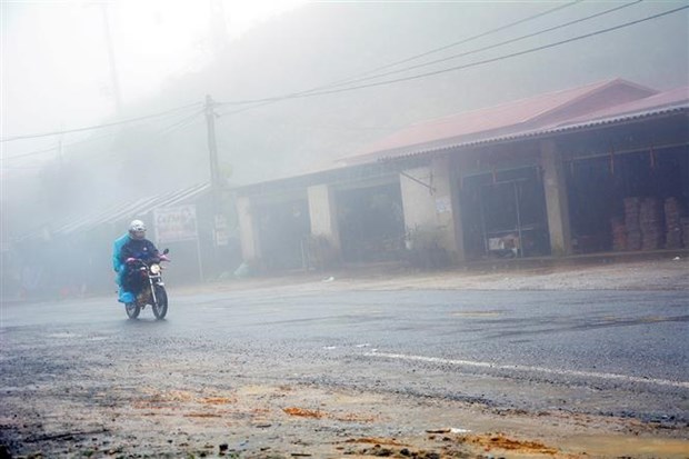 Khu vực Bắc Bộ trời rét, nhiệt độ có nơi dưới 10 độ C