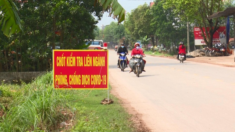 Phú Bình: siết chặt kiểm dịch tại 3 chốt kiểm tra liên ngành phòng, chống Covid-19