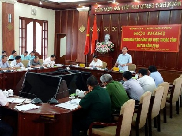 Hội nghị giao ban các Đảng bộ trực thuộc Quý III năm 2016