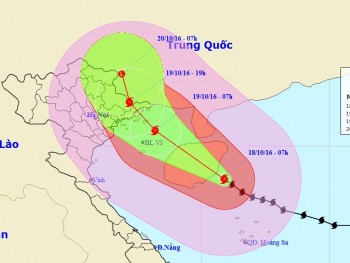 TIN BÃO KHẨN CẤP: Bão giật cấp 16, cách Quảng Ninh-Hải Phòng 470km