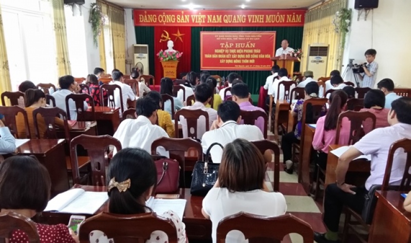 tap huan nghiep vu phong trao toan dan doan ket xay dung doi song van hoa