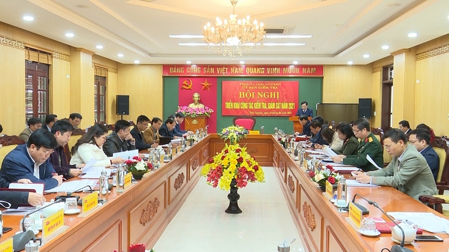 Triển khai công tác kiểm tra, giám sát và thi hành kỷ luật Đảng năm 2021 (TS 12/1)