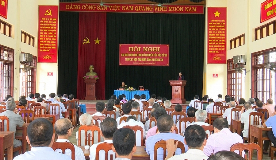 Tiếp xúc cử tri trước Kỳ họp thứ Mười, Quốc hội khóa XIV, nhiệm kỳ 2016   2021 (Phát TS 28-9)