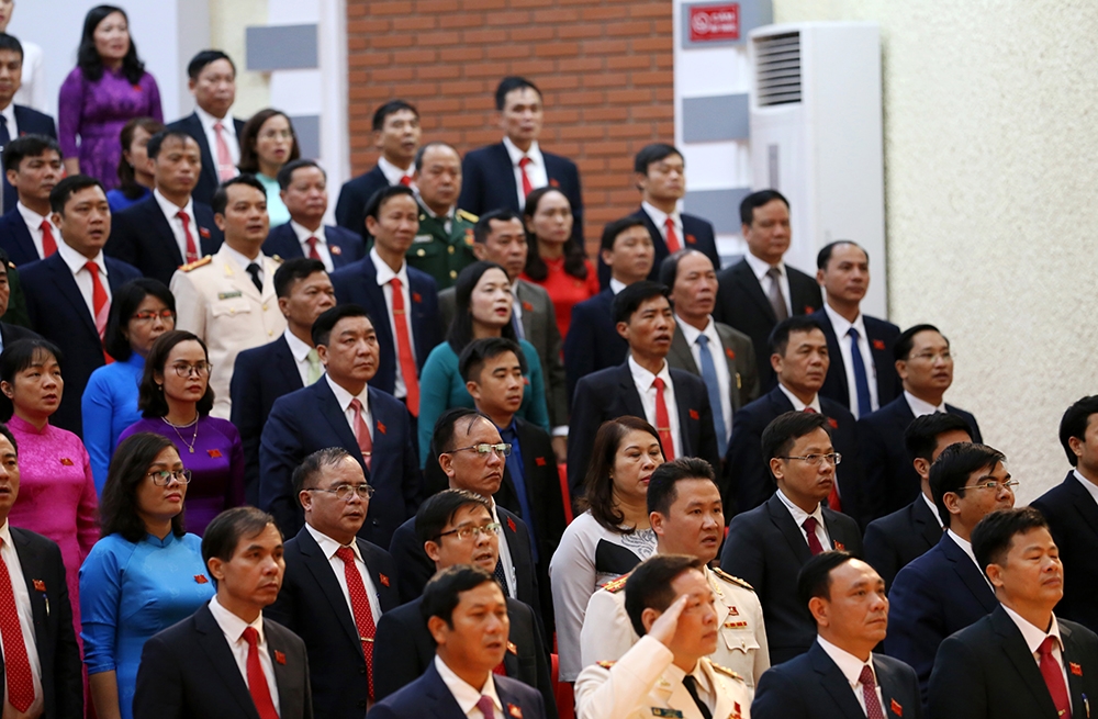 [Photo] Phiên bế mạc Đại hội đại biểu Đảng bộ tỉnh Thái Nguyên lần thứ XX