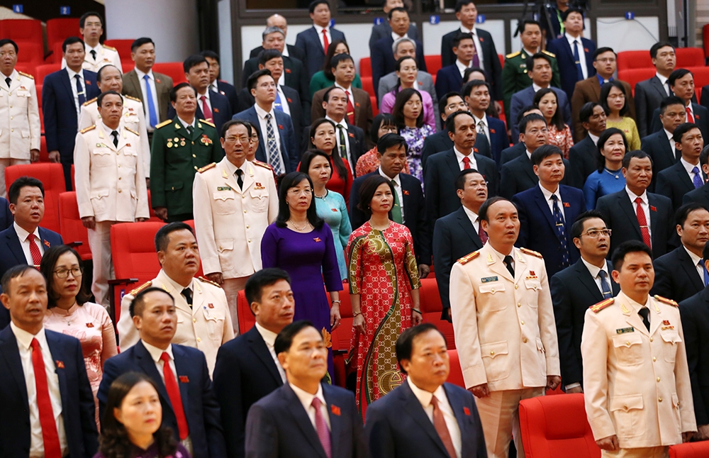 [Photo] Phiên bế mạc Đại hội đại biểu Đảng bộ tỉnh Thái Nguyên lần thứ XX