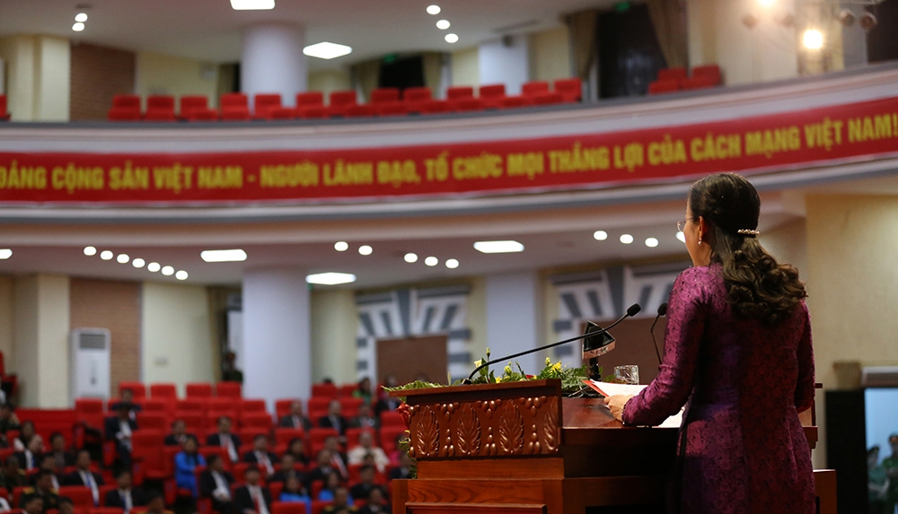 [Photo] Phiên bế mạc Đại hội đại biểu Đảng bộ tỉnh Thái Nguyên lần thứ XX