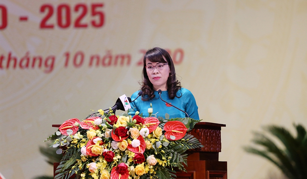 [Photo] Phiên bế mạc Đại hội đại biểu Đảng bộ tỉnh Thái Nguyên lần thứ XX