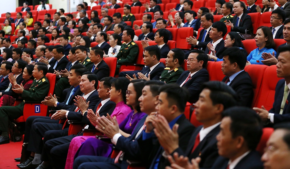 [Photo] Phiên bế mạc Đại hội đại biểu Đảng bộ tỉnh Thái Nguyên lần thứ XX