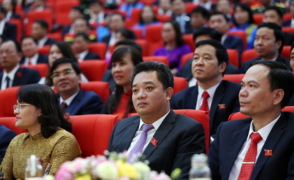 [Photo] Phiên bế mạc Đại hội đại biểu Đảng bộ tỉnh Thái Nguyên lần thứ XX