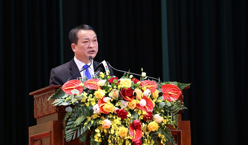 [Photo] Phiên bế mạc Đại hội đại biểu Đảng bộ tỉnh Thái Nguyên lần thứ XX