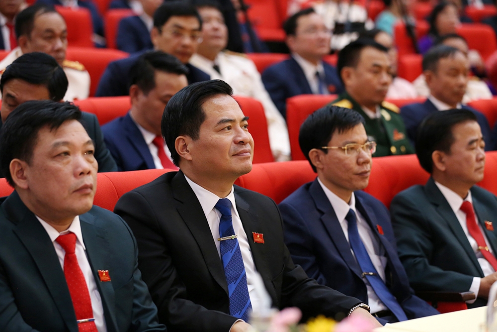 [Photo] Phiên bế mạc Đại hội đại biểu Đảng bộ tỉnh Thái Nguyên lần thứ XX