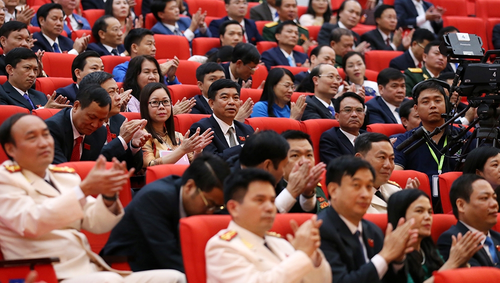 [Photo] Phiên bế mạc Đại hội đại biểu Đảng bộ tỉnh Thái Nguyên lần thứ XX