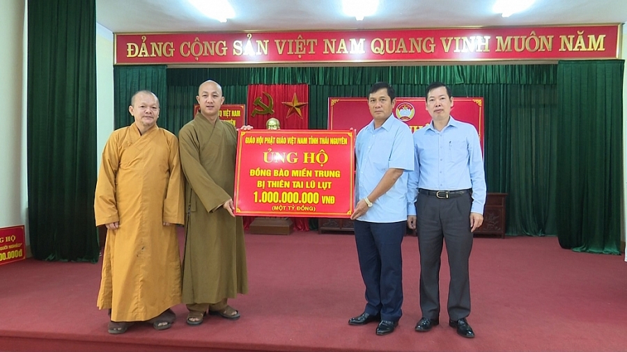 Thái Nguyên hướng về đồng bào miền Trung