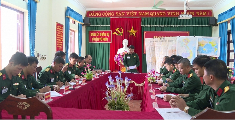 Võ Nhai: Nâng cao khả năng chiến đấu của lực lượng dự bị động viên (CM Quốc phòng toàn dân)