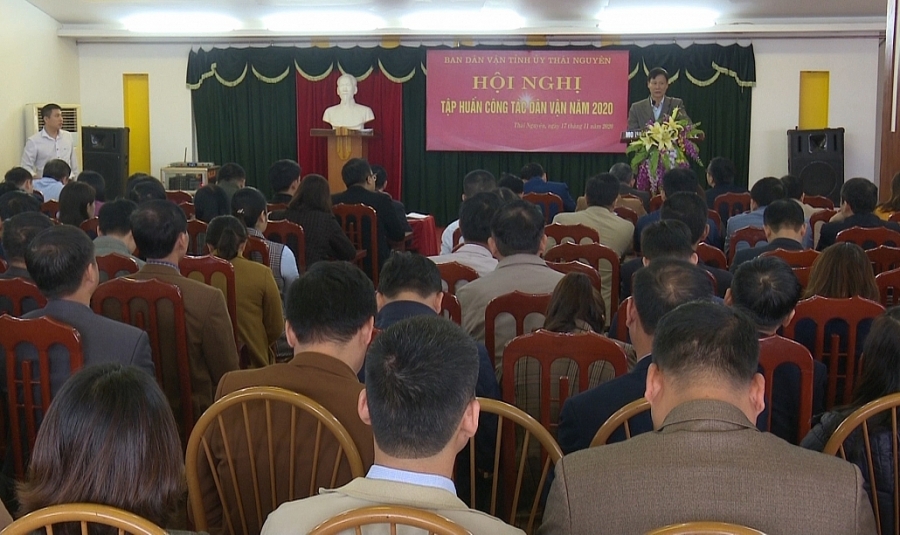 Tập huấn công tác dân vận năm 2020 (TS 17/11)