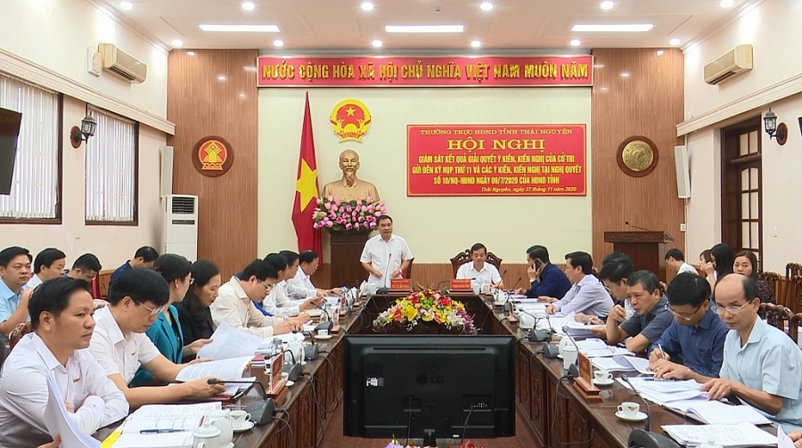 Giám sát kết quả giải quyết ý kiến, kiến nghị cử tri đối với UBND tỉnh Giám sát kết quả giải quyết ý kiến, kiến nghị cử tri đối với UBND tỉnh