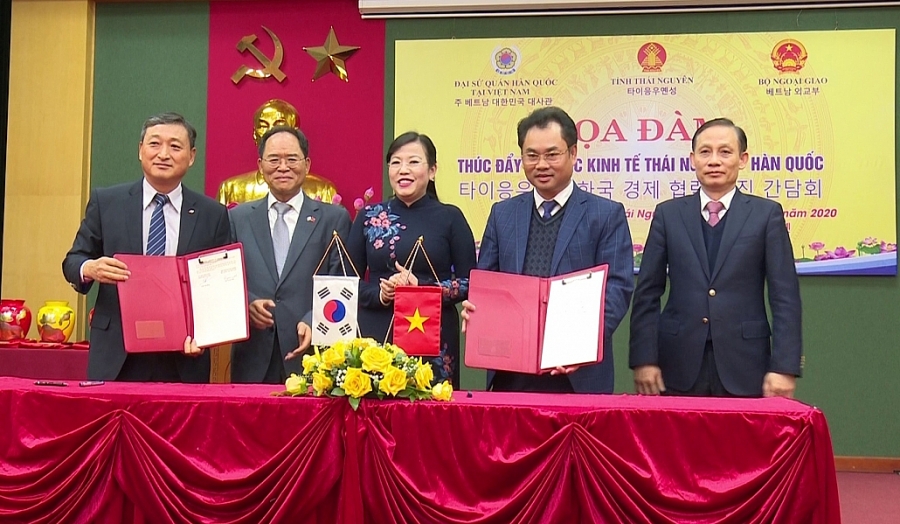 Thúc đẩy hợp tác kinh tế Thái Nguyên - Hàn Quốc Thúc đẩy hợp tác kinh tế Thái Nguyên - Hàn Quốc