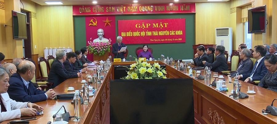 Gặp mặt Đại biểu Quốc hội tỉnh Thái Nguyên qua các thời kỳ  (TS 25/12)