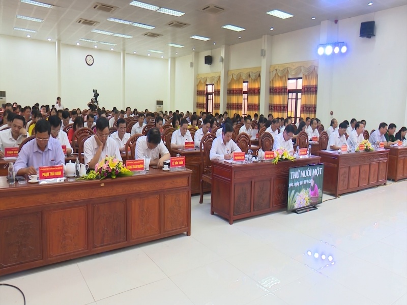 Ngày làm việc thứ nhất, Kỳ họp thứ 11, HĐND tỉnh Thái Nguyên khóa XIII, nhiệm kỳ 2016-2021 ngay lam viec thu nhat ky hop thu 11 hdnd tinh thai nguyen khoa xiii nhiem ky 2016 2021