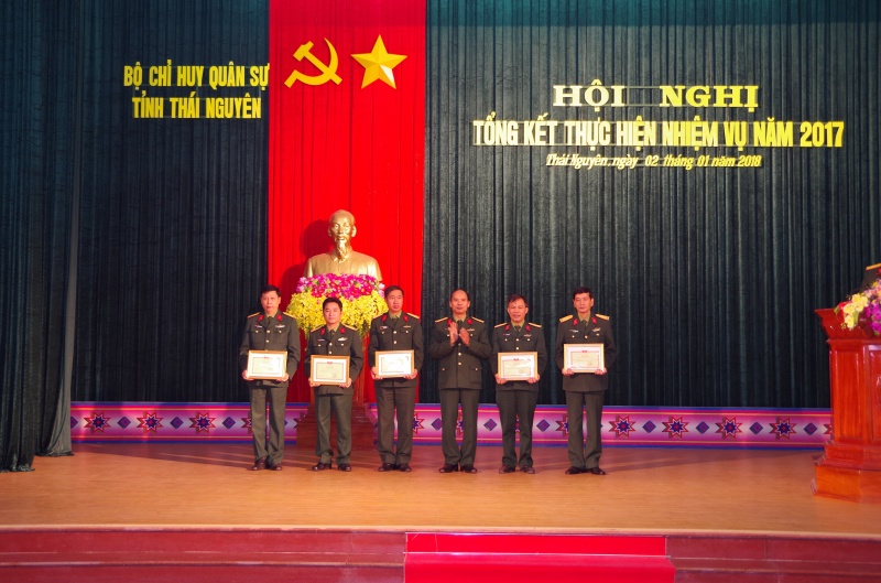 Bộ CHQS tỉnh tổng kết thực hiện nhiệm vụ năm 2017