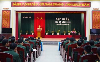 Sư đoàn 968 tổ chức tập huấn cán bộ năm 2018