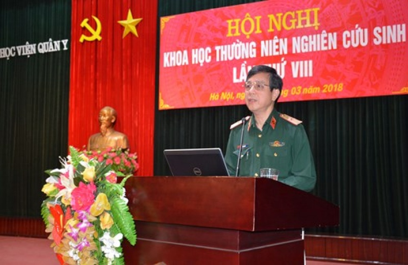 hoc vien quan y to chuc hoi nghi khoa hoc thuong nien nghien cuu sinh lan thu 8