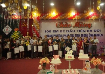 Bệnh viện A Thái Nguyên đón em bé thứ 100 ra đời bằng kỹ thuật thụ tinh trong ống nghiệm