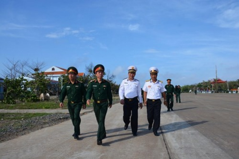 doan cong tac tong cuc chinh tri kiem tra tham truong sa nha gian dk l