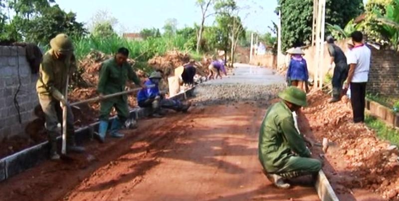 khao sat viec thuc hien cac tieu chi trong xay dung nong thon moi tren dia ban huyen phu binh