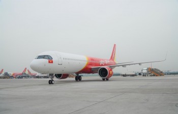 Vietjet đón tàu bay A321neo ACF 240 ghế đầu tiên trên thế giới