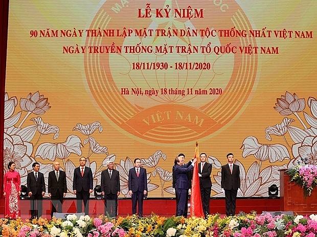Kỷ niệm 90 năm Ngày thành lập Mặt trận Dân tộc Thống nhất Việt Nam | Chính trị | Vietnam+ (VietnamPlus)