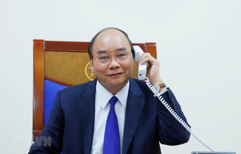 thu tuong nguyen xuan phuc dien dam voi tong thong my donald trump