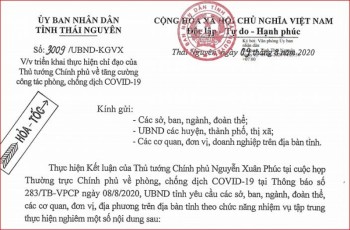 Thái Nguyên tăng cường công tác phòng, chống dịch COVID-19